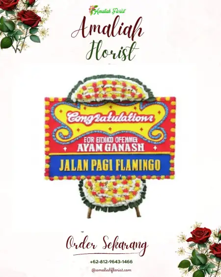Sewa Papan Bunga Yakomi